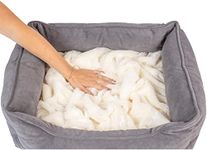 AMICA Calming Cuddler Dog Bed & Cat Bed | Anti-Anxiety Dog Bed for Dogs, Cats | Loose Blanket Promotes Burrowing (Dogs) & Kneading (Cats)