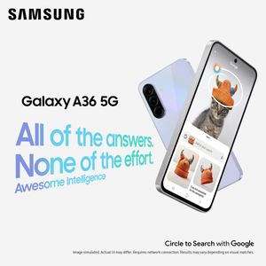Samsung Galaxy A36 5G Smartphone, 8GB RAM 256GB Storage – Lime