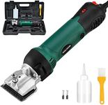 GDJOB Horses Clippers,500w Professional Horse Grooming Kit, Pet Farm Supplies for Shaving Fur Wool in Horse, Cattle, Dog, Livestock, 3.green