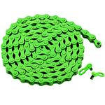 1-Speed Bicycle Chain 116 Links (Green, 1/2" ×1/8" 116 Links)