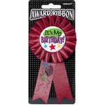 Amscan (210167) Fashionableit's My Birthday Ribbon Accessory Childrens Costume (6), 6 Pieces