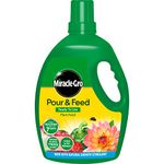 Miracle-Gro Pour & Feed Ready to Use Liquid Plant Food, 3 Litre