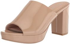 CL by Chinese Laundry Women's Get on Cloud Pat Heeled Sandal, Nude, 8.5