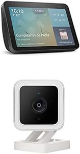 Echo Show 8 (2nd Gen, 2021 release) | HD smart display with Alexa and 13 MP camera | Charcoal | with Wyze Cam V3 bundle