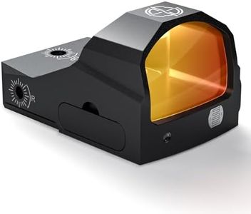 ARORY Red Dot Sight for RMR Pistol Cut, Shake Awake 3 MOA Handgan Red Dot, Reflex Sight, Aluminum, Day & Night Auto Brightness Settings (Picatinny Mount Included)