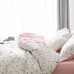 Nanko Pink Floral Comforter Set Twi