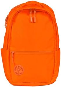 Baboon to the Moon City Backpack – Water-Repellent 16" Laptop-Friendly Backpack, Work, Travel, Gym Bag for Men & Women (New) Orange