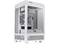 Thermaltake Technoloy Tower 100 Snow Edition Tempered Glass Type-C (USB 3.1 Gen 2) Mini Tower Computer Chassis Supports Mini-ITX CA-1R3-00S6WN-00