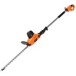 GARCARE Electric Hedge Trimmers Corded 4.8A Pole Hedge Trimmer Bush Trimmer with 18 inch Laser Cut Blade