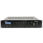 5 Channel Mixer Amplifier 100v Installation Bluetooth Audio System 19" 120W RMS