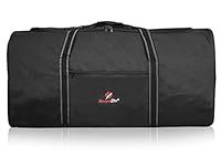 Roamlite XL Extra Large Travel Duffle - Very Big Holdall Bags for Sports, Storage or Laundry - Polyester 34 inch 86cmX36cmX36cm 110 Litre Black RL34K