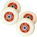 linpel 2 PCS 76x24mm RipStik Caster Board Replacement 85A Wheel Set - Durable PU Wheels with Bearings and Tools for Razor Scooter, Crazy Cart, Rip Stick, Rollerblade,razor scooter wheels,rollerblade