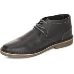 Kenneth Cole REACTION Men's Desert Sun Chukka Boot, Black Pebbled, 11 UK