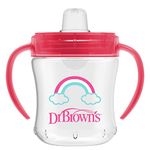 Dr. Brown’s™ Soft Spout Transition Cup, 6 oz/180 ml Pink