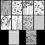 Sixfolo Embossing Folders 10 Pcs Plastic Embossing Folders for Card Making Assorted Pattern Embossing Template Embossing Folders Stencils for DIY Craft Paper Cards Photo Album Decor 145x105mm