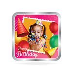 Precious Moments BIS Hallmarked Personalised Happy Birthday Silver Square Coin 10 Gram 999 Pure