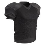 Champro Adult Stretch Polyester Practice Football Jersey, Black, Medium