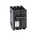 Schneider Electric - Homeline Mini Circuit Breaker, 50A, 2 Pole, 120/240VAC, 10kA AIR, Standard Type, Plug-in, UL, HACR Rated Breaker Application, Screw Clamp Terminal Electrical Connection