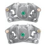 AutoShack Front Brake Calipers with Bracket Pair of 2 Driver and Passenger Side Replacement for 2007 2008 2009 2010 2011 2012 2013 2014 2015 2016 2017 2018 2019 Nissan Sentra 1.8L 2.0L FWD BC30192PR