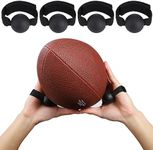 TOBWOLF 4PCS American Football Catching Trainer Band, Rugby Football Catching Receiver Trainers, Football Receiving Training, Volleyball Catching Training Hand Strap Beginner Practice Fingertip