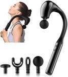 Fronnor Massage Gun with Extended Handle Revolutionary U-Shaped Back Massager for Pain Relief Deep Tissue Body Massager for Neck,Shoulder,Leg-Reach Every Muscle with Ease