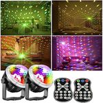 2Pack Disco Ball Party Lights, Star light for Room Bedroom Decor, Christmas Halloween DJ Karaoke Decor, Birthday Gift, Stage Lights, Night Lamp,Christmas Gift