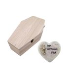 P-723 Wooden Pet Coffin Size XL + Graveside Ornament
