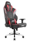 AKRacing Masters Series Max Gaming Chair with Wide Flat Seat, 400 Lbs Weight Limit, Rocker and Seat Height Adjustment Mechanisms - Red