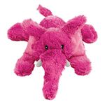 KONG ZY22 Cozie Elmer The Elephant, Medium Dog Toy, Pink