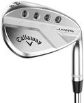 Callaway Golf Jaws Raw Wedge (Chrome Full Toe, 54 Degree (Right Hand), J Grind, 10* Bounce, Steel Shaft)