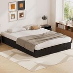 Vipbear Queen Bed Frame Bed Cover - Sturdy 13 Rod Support for Bed Frame with Box Spring, Safe Rounded Corners & 3500lbs High Weight Capacity