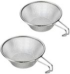 Camping Moon S-213-2P Sierra Stacking Colander, Stainless Steel, Set of 2