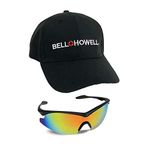 Bell + Howell Sports TAC GLASSES with Cap, Unisex, Polarized As Seen On TV