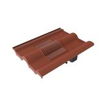 Timloc Double Roman Roof Tile Vent RTV-DR Roofing Slate Ventilation (Red)