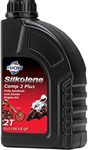 Fuchs Silkolene Comp 2 Plus Fully Synthetic 2 Stroke High Performance Motorcycle Road and Race Engine Oil - 1 Litre