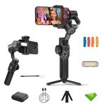 Zhiyun Smooth 5S AI Pro Gimbal Stabilizer for Smartphone, 3-Axis Phone Gimbal, AI Tracking Phone Stabilizer for Video Recording Vlog, Gimbal Stabilizer for iPhone 14 Pro Max Plus 13 12 11 X XR XS, etc