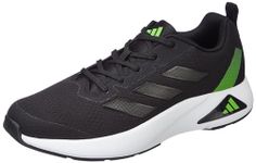 adidas Mens Grip -ed Run M CBLACK/SHEAME/LUCLIM Running Shoe - 8 UK (IU6310)