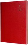 Collins Debden Standard Desk 2024 Diary A4 Day to a Page Business Diary - Business Planner and Organiser - January to December 2024 Diary - Daily - Red - 44.15-24