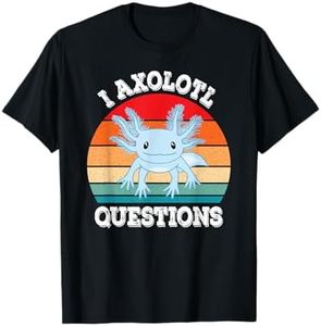 I Axolotl Questions Cute Retro Funny Axolotl T-Shirt