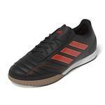 adidas Unisex Adult Copa Pure.3 Football Boots Indoor Sneaker, CORE BLACK/BOLD ORANGE/BOLD GOLD, 10 Women/10 Men US