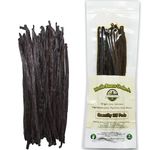 25 Vanilla Beans For Making Vanilla Extract Grade A - NON-GMO Fresh Vanilla Bean pods, 6-8" Inches, Plump, baking.