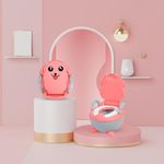 BISHMEVA Puppy Design Potty Seat for Baby 1-5 Years | Portable Potty Chair with Child Safety Non Slip Pads, Removable PVC Soft Cushion, Easy to Store Foldable, Secure Grip Handles for unisex baby.