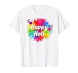 Happy Holi T Shirt For Women Men Ki