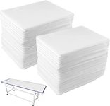 80 PCS Disposable Spa Bed Sheets, Waterproof Massage Table Sheet Protector, Non Woven Fabric Bed Cover for Massage Therapy, Beauty Salon, Tattoo, Hotels, Esthetician, 31" x 71", Oil-Proof