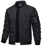 TACVASEN Men's Jacket Lightweight Thin Sportwear Bomber Windbreaker Casual Jacket Summer Spring Varsity Coat