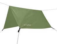 10 x 10 FT Lightweight Waterproof RipStop Rain Fly Hammock Tarp Cover Tent Shelter for Camping Outdoor Travel