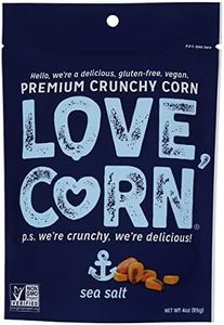 Love Corn, Corn Snack Sea Salt, 4 Ounce