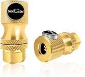 GODESON Locking Air Chuck,Lock on Air Chuck With 1/4FNPT,Closed Flow Brass Air Chuck for tires(2 Pack)