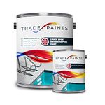 2 Pack Epoxy Swimming Pool Paint - Ideal for Concrete, Stone, Brick - 5 litres (White)