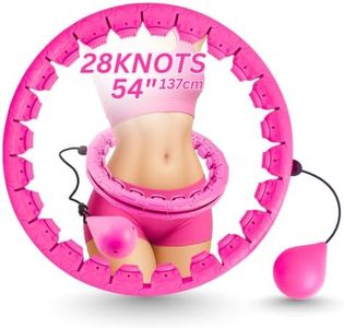 Infinity Hoop for Adults Weight Loss - 2 in 1 Adjustable Weighted Hula Hoop Plus Size with 28 Detachable Links, Massage & Exercise Hula Hoop for Smart Fitness Workout, Suitable for Women and Beginners